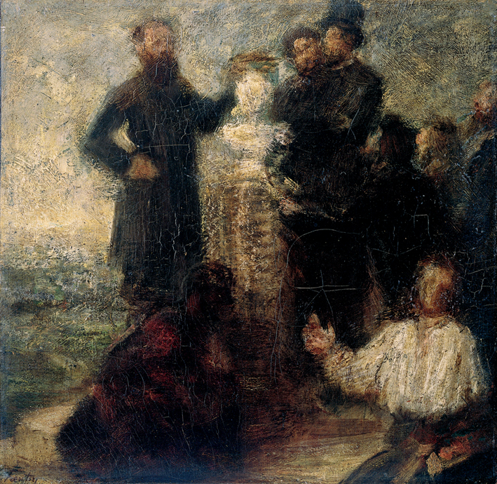  方丹·拉图尔 Fantin-Latour 柏辽兹的敬意 Hommage à Berlioz